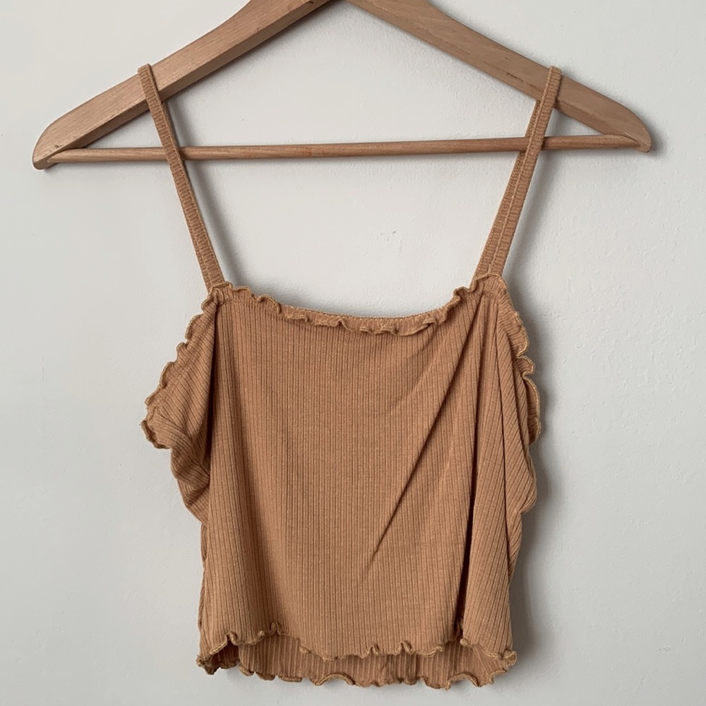 BOZZOLO | ribbed cropped camisole
